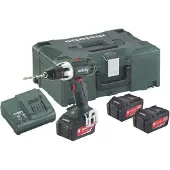 Metabo BS 18 LT SET 602102960 Borrskruvdragare batteri 18 V 4.0 Ah Li-Ion inkl. 3x batterier, inkl. laddare, inkl. väska