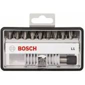 Bosch 25 -delar skruvbitsats Extra Hard; PH; PZ; T; 18 st. + bitshållare