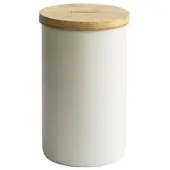 SmartaSaker Matallburk med bambulock 0,65L, Pebbly