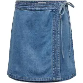 ONLY Kjol 'VILLA' blå denim