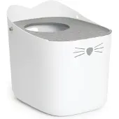 Laroy Pixi Box kattlåda, grå, 48x41x52 cm