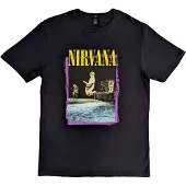 Ginza.se Nirvana: Unisex T-Shirt/Stage Jump (Black) (Large)