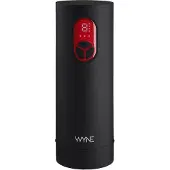 Wyne 07 - batteridriven, vibrerande och sugande masturbator (svart)