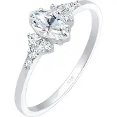 Elli Ring 'Kristall' silver