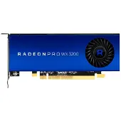 AMD Grafikkort Radeon Pro WX 3200 Radeon Pro WX 3200 4 GB GDDR5 PCIe Mini DisplayPort Låg profil