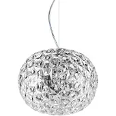Kartell Taklampa , Planet, Transparent, Vardagsrum, Plast, Design