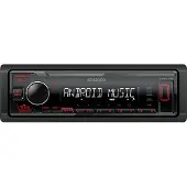 Kenwood KMM-105RY, Svart, 1 DIN, 50 W, 4.0 kanaler, 50 W, 30 - 15000 Hz