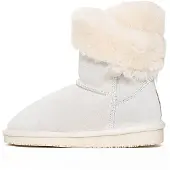 Gooce Snöboots 'Florine' off-white / ullvit
