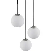 LINDBY Hänglampa Jurian , dimbar, Vitt / opal, Vardagsrum / matsal, Glas, Modern, Pendellampa