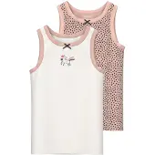 Name it Linne - Noos - NmfTank Topp - 2-pack - Kväll Sand - - 2 år (92) - Linne