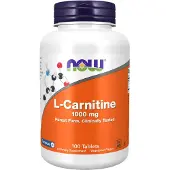 Now , L-Karnitin, 1 000 mg, 100 Tabletter