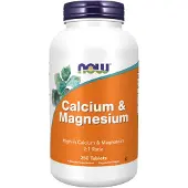 NOW,NOW Foods,NOW,NOW Foods , Kalcium & Magnesium, 250 Tabletter