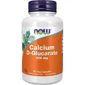 Now , Kalcium D-Glukarat, 500 mg, 90 Veg Capsuler
