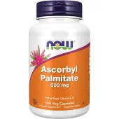 Now , Ascorbyl Palmitat, 500 mg, 100 Veggie Capsuler