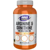 NOW,NOW Foods,NOW,NOW Foods , Sport, Arginin & Ornitin, 250 Veg Capsulor
