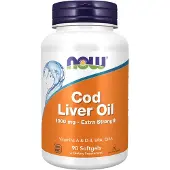 Now , Cod Liver Oil, Extra Strength, 1,000 mg, 90 Softgels