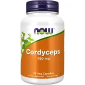 Now , Cordyceps, 750 mg, 90 veggiekapslar
