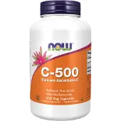 Now , C-500, Kalcium Ascorbat-C, 250 Kapslar