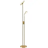 LINDBY Golvlampa , Seppa, dimbara, Guld / mässing, Vardagsrum, Metall, Modern