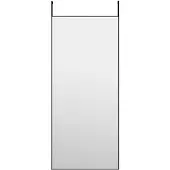 vidaXL Dörr Spegel, Svart, 40X100 Cm, Glas Och Aluminium