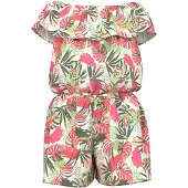 Name it Jumpsuit - NkfVinaya - Noos - Bright White/Tropical - - 6 år (116) - Jumpsuit
