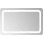 vidaXL Badrumsspegel med LED, 80x50 cm
