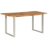 vidaXL Matbord 154x80x76 cm massivt akaciaträ