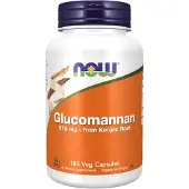 Now , Glukomannan, 575 mg, 180 Veg Capsuler