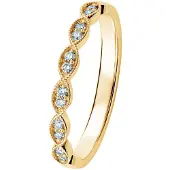 Kohinoor 033-269V-12 diamantring vitguld Clara 17