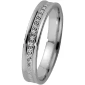 Kohinoor förlovningsring 3,5mm ; 14K vitguld 003-120 21