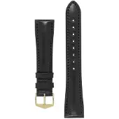 Hirsch Siena svart klockarmband 042 02 0 50 20mm