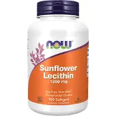 Now , Solros Lecitin, 1 200 mg, 100 Softgels
