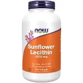 Now , Solljus Lecithin, 200 mjuka kapslar (1.2 g per Mjukkapsel)