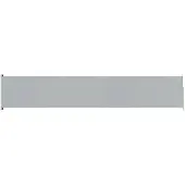 vidaXL Infällbar sidomarkis 117x614 cm grå