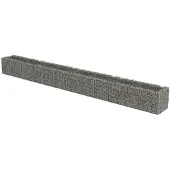 vidaXL Planteringsgabion upphöjd galvaniserat stål 540x50x50 cm