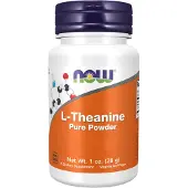Now , L-Theanine Pure Powder, 1 oz (28 g)
