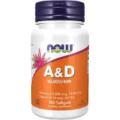 NOW,NOW Foods,NOW,NOW Foods , A&D, 100 mjuka kapslar
