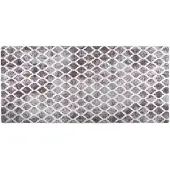 vidaXL Matta tvättbar 80x300 cm flerfärgad halkfri