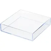 SmartaSaker Kvadratisk lådinsats, 20,3x20,3cm, Clarity