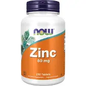Now , Zink, 50 mg, 250 Tabletter