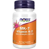 Now , MK-7 Vitamin K-2, Extra Strength, 60 Veg Caps