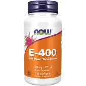 Now , E-400 med Blandade Tocopheroler, 268 mg (400 IU), 100 Mjuka Gelatiner