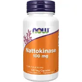 Now , Nattokinase, 100 mg, 120 vegansk kapsel