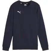 Puma Sweatshirt Teamgoal Casuals Crewneck - Svart/White Barn, storlek 116 cm