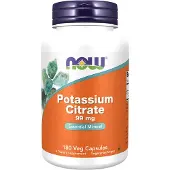 NOW,NOW Foods,NOW,NOW Foods , Kaliumcitrat, 99 mg, 180 Veg Caps