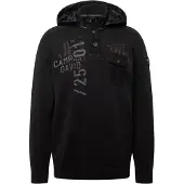 CAMP DAVID Tröja grafit / mörkgrå / mörkröd / svart