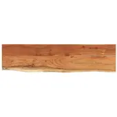 Super Merchant Vidaxl Väggmonterad Hylla, 80X20X3,8 Cm, Akaciaträ, Naturlig Kant