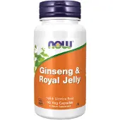 Now , Ginseng & Royal Jelly, 90 Kapslar