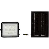 V-TAC VT-40W 7821 LED Strålkastare, Solcellsmodul 6 W Kallvit Svart