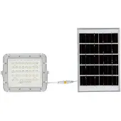V-TAC VT-40W 7839 LED-flyktljus, solcellsmodul 6 W kallvit vit
